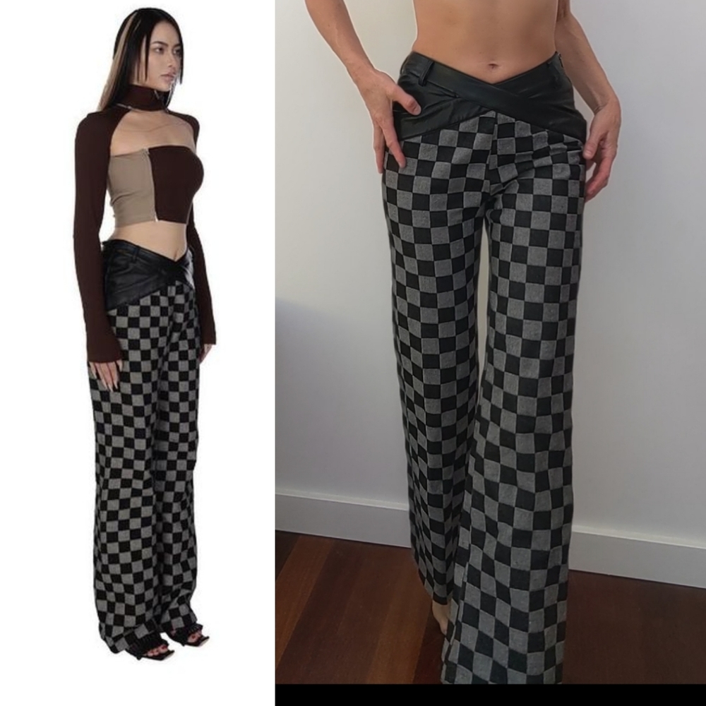 Ssense Never Offend L'Ange off white preview punk gothic couture cut pants 25 - Picture 4 of 7